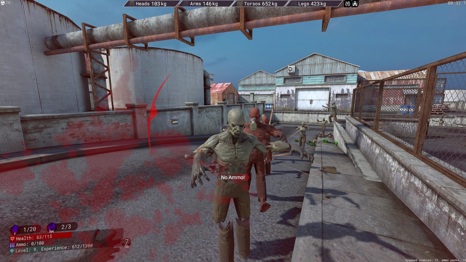 Gameplay Screenshot No Ammo Damage Take